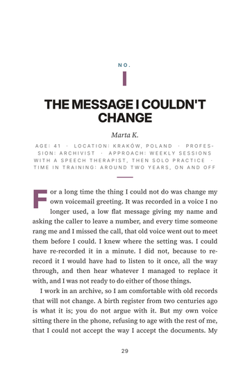 Sample page 3 from Finding the Voice: Gender-Affirming Voice Training Stories