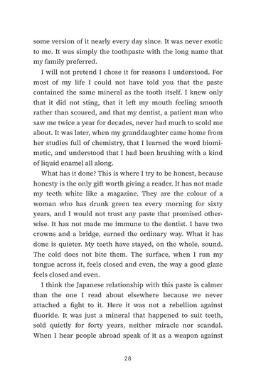 Sample page 4 from Fluoride-Free Smile: Hydroxyapatite Toothpaste Stories