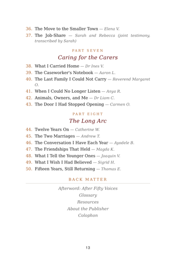 Sample page 3 from From Ashes: Professional Burnout Recovery Stories
