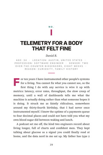 Sample page 3 from Glucose Curious: Wellness CGM Stories