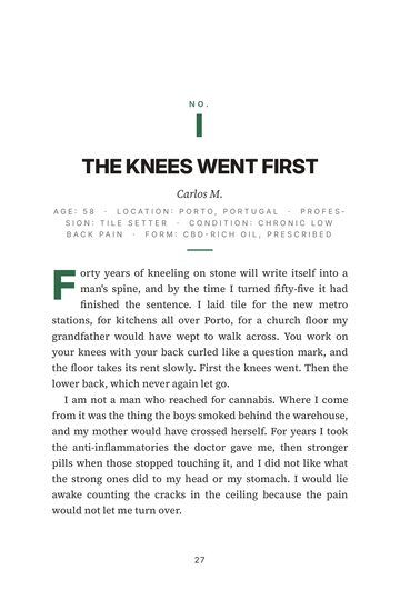 Sample page 4 from Green Medicine: Medical Marijuana Testimonials