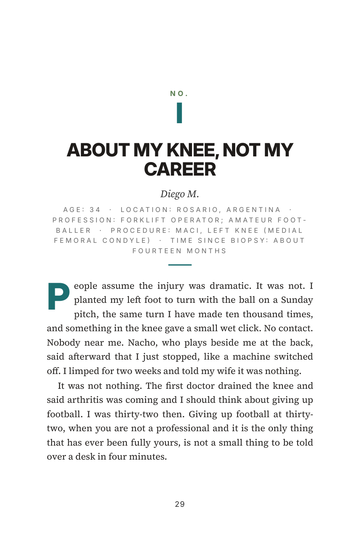 Sample page 3 from Growing New Cartilage: Cartilage Restoration Stories