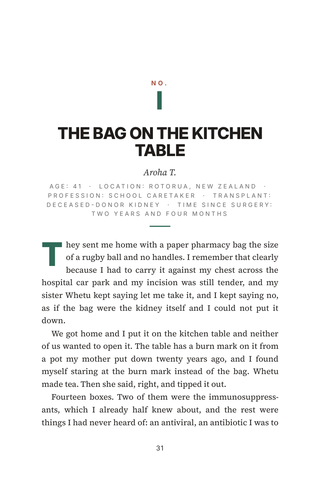 Sample page 1 from Guarding the Gift — a first-person Post-Transplant Living story