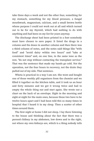 Sample page 2 from Guarding the Gift — a first-person Post-Transplant Living story