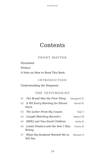 Sample page 1 from Gut Feelings: Stomach Cancer Recovery Stories