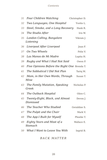 Sample page 3 from Gut Feelings: Stomach Cancer Recovery Stories
