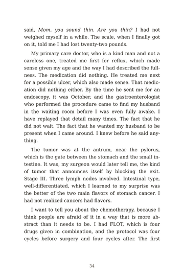 Sample page 5 from Gut Feelings: Stomach Cancer Recovery Stories