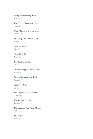 Sample page 2 from Gutsy Survivors: Colon Cancer Recovery Stories