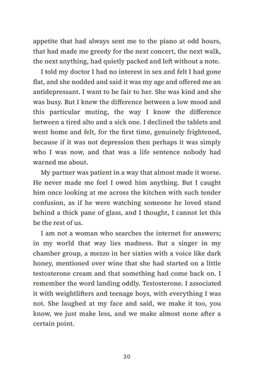 Sample page 4 from Her Testosterone: Women's Low-Dose T Therapy Stories