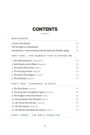 Sample page 1 from Hold On: Grip Strength and Healthy Aging Stories