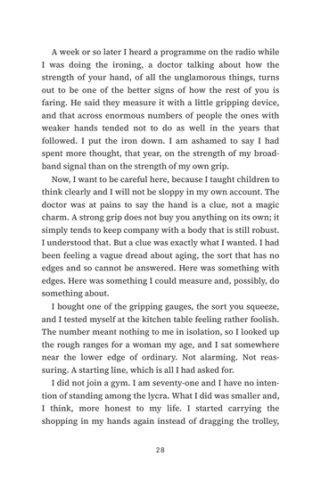 Sample page 4 from Hold On: Grip Strength and Healthy Aging Stories