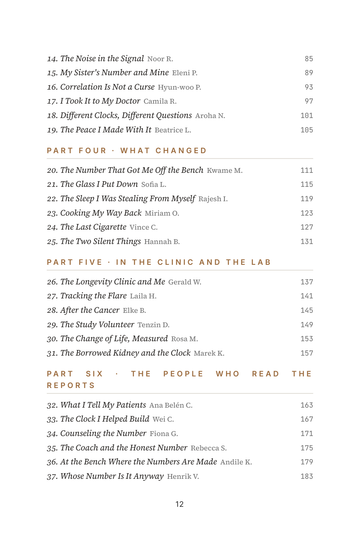 Sample page 2 from How Old Are You Really: Biological Age Testing Stories