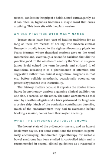 Sample page 2 from Hypno-Healed: Hypnotherapy Health Stories