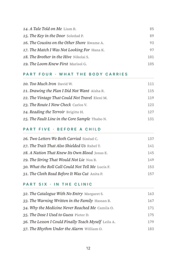 Sample page 2 from In My Genes: Genetic Testing Experience Stories