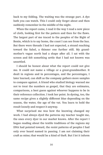 Sample page 5 from In My Genes: Genetic Testing Experience Stories