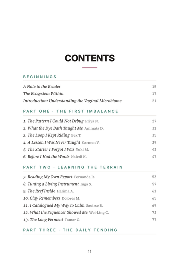 Sample page 1 from Inner Balance: Vaginal Microbiome Stories