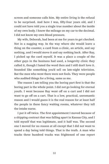 Sample page 4 from Inside the Longevity Clinic: Executive Health Stories