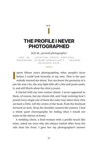 Sample page 1 from Jaw Dropping — a first-person Jawline Surgery / Contouring story