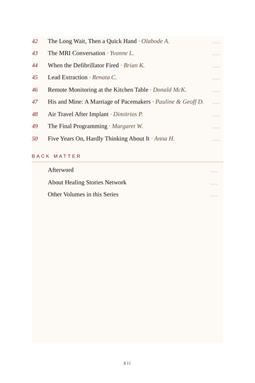 Sample page 3 from Keeping the Beat: Life with a Pacemaker