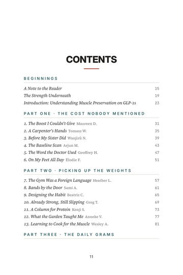 Sample page 1 from Keeping the Muscle: Protecting Strength on Weight Loss Drugs
