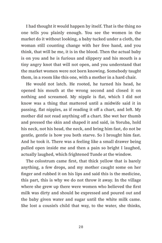 Sample page 2 from Latch and Learn — a first-person Breastfeeding story