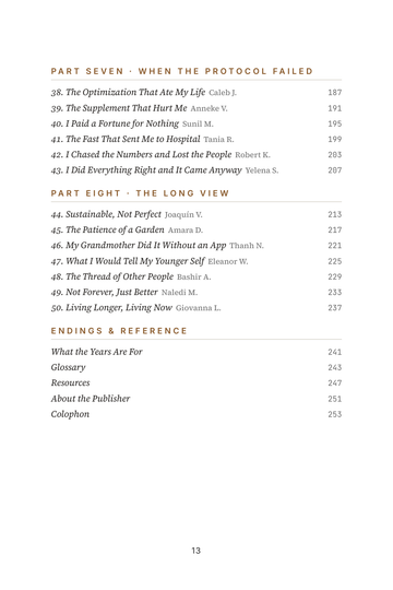 Sample page 3 from Live Longer: Longevity Protocol Testimonials