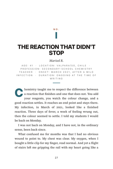 Sample page 4 from Long Haul: Long COVID Recovery Stories