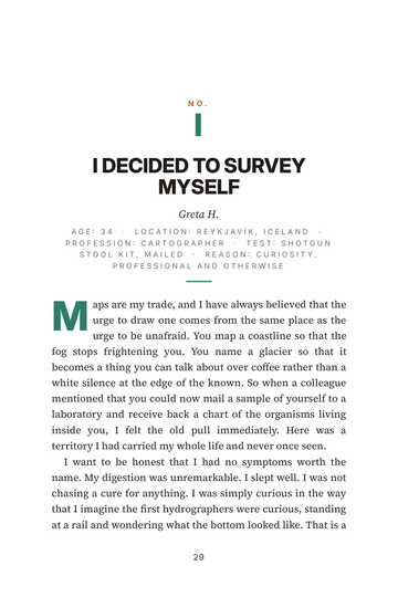 Sample page 4 from Mapped Inside: Microbiome Testing Testimonials