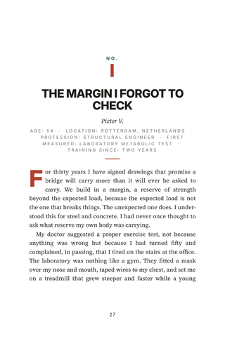 Sample page 1 from Maxing the Engine — a first-person VO2 Max Training story