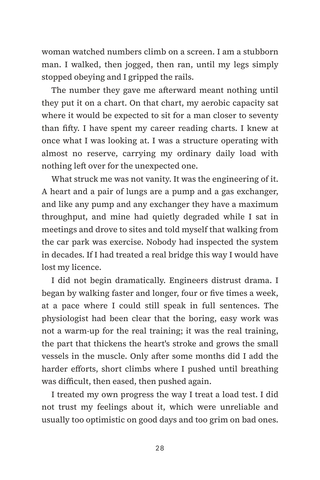 Sample page 2 from Maxing the Engine — a first-person VO2 Max Training story