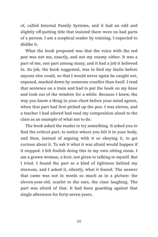 Sample page 2 from Meeting the Parts — a first-person Internal Family Systems story