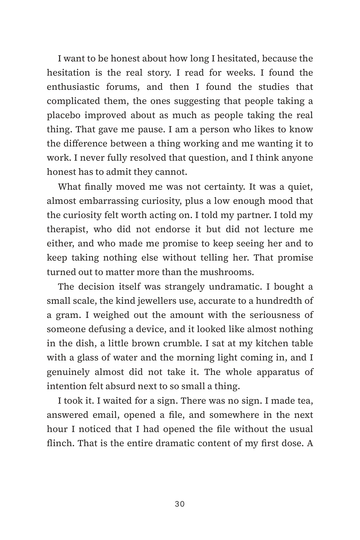 Sample page 5 from Micro Miracles: Psilocybin Microdosing Stories