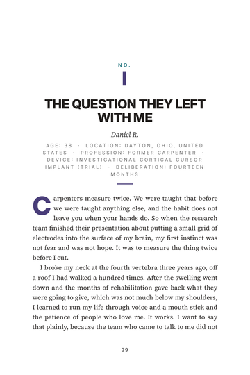 Sample page 4 from Mind Connected: Brain-Computer Interface (BCI) Experience Stories