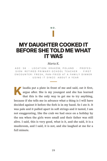 Sample page 3 from Mind Mushroom: Lion's Mane Experience Stories
