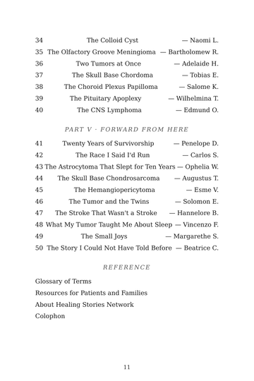 Sample page 3 from Mind Over Tumor: Brain Tumor Survival Stories