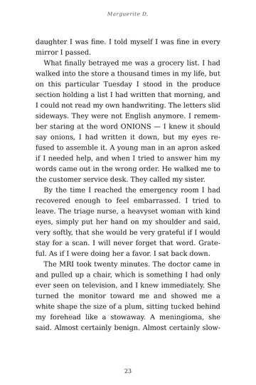 Sample page 5 from Mind Over Tumor: Brain Tumor Survival Stories