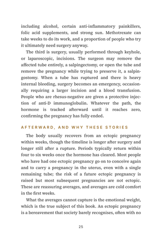 Sample page 1 from Misplaced Hope — a first-person Ectopic Pregnancy story