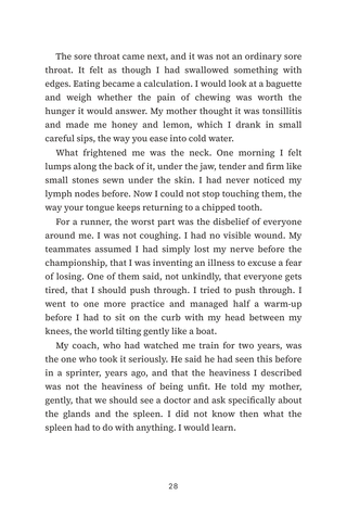 Sample page 2 from Mono and Moving On — a first-person Mononucleosis story