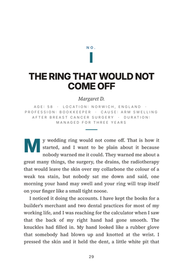 Sample page 3 from Moving the Fluid: Lymphatic Drainage Stories
