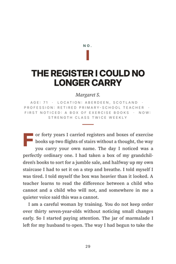 Sample page 3 from Muscle Matters: Reversing Sarcopenia Stories