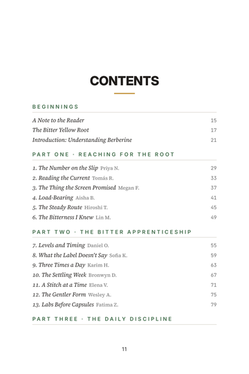 Sample page 1 from Nature's Answer: Berberine Supplement Stories