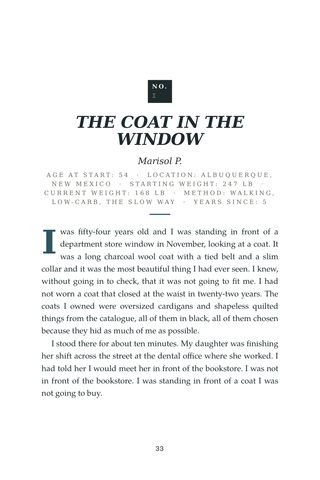 Sample page 1 from Never Too Late — a first-person Weight Loss After 50 story