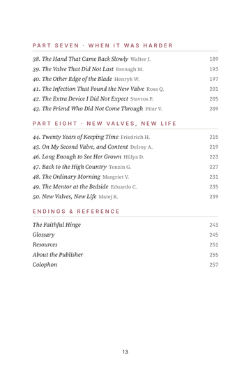 Sample page 3 from New Valves, New Life: Heart Valve Replacement Stories