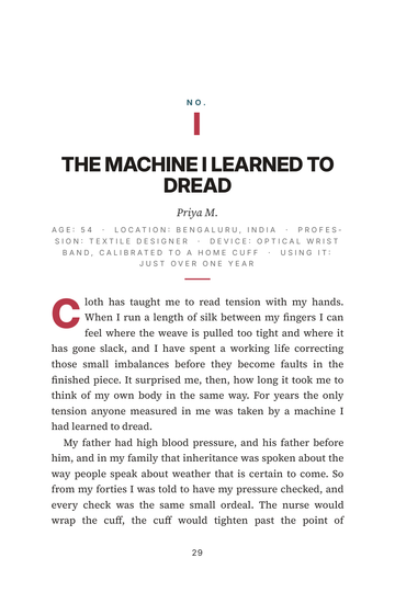 Sample page 3 from No More Cuff: Cuffless Blood Pressure Stories