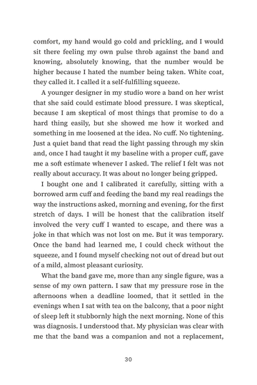Sample page 4 from No More Cuff: Cuffless Blood Pressure Stories