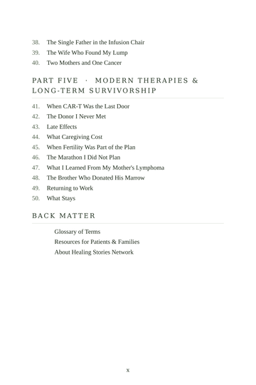 Sample page 3 from Nodes of Hope: Lymphoma Recovery Stories