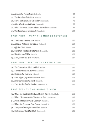 Sample page 2 from On Rotation: Skin Cycling Routine Stories