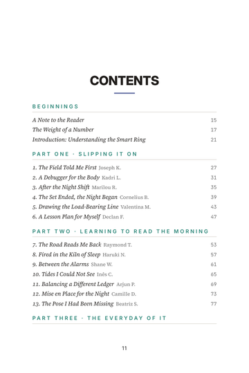 Sample page 1 from On Your Finger: Smart Ring Health Tracking Stories