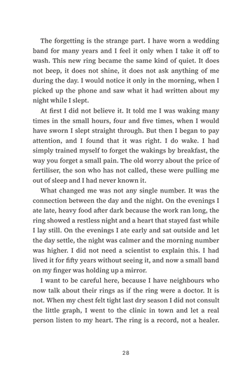 Sample page 4 from On Your Finger: Smart Ring Health Tracking Stories