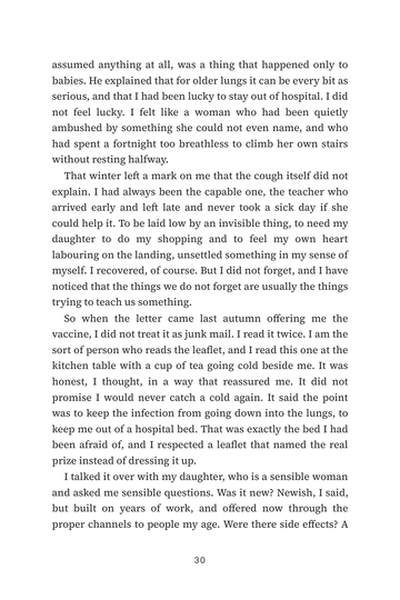 Sample page 4 from One Shot, Easier Breaths: RSV Vaccine Stories